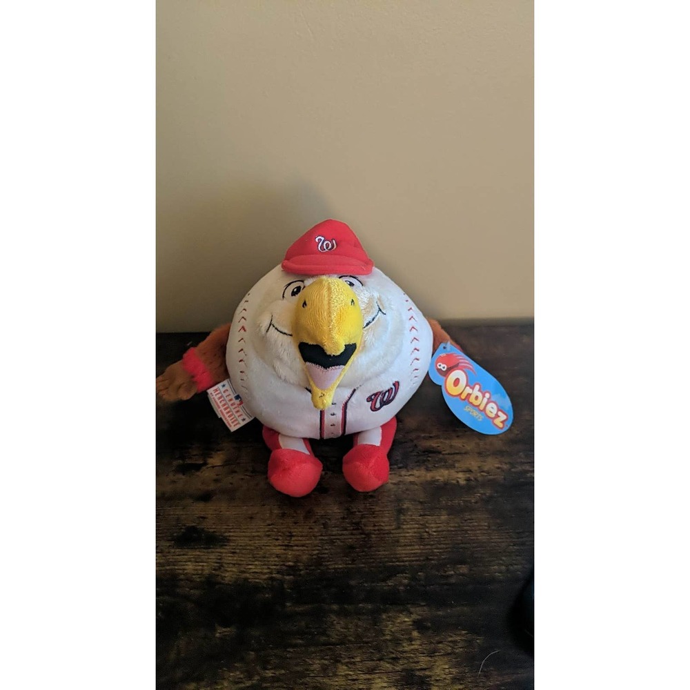 MLB Washington Nationals Orbiez Stuffed Plush Character 6" NWT